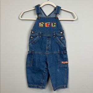 VTG VeggieTales Denim Overalls Junior Bob Larry SZ 24M